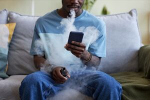 vaping, smoking