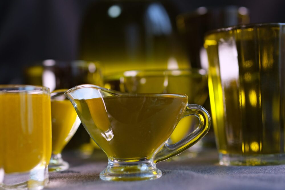 Canola oil, olive oil,